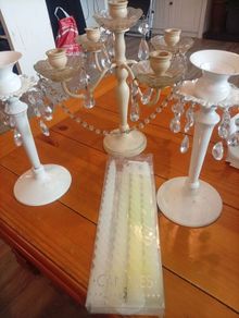 Candle holder set & candles