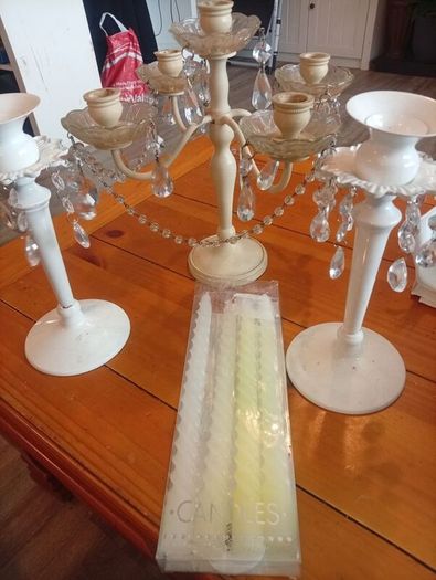 Candle holder set & candles