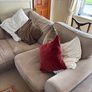 Spacious Corner Sofa with Storage Footstool, Great Condition Image 2
