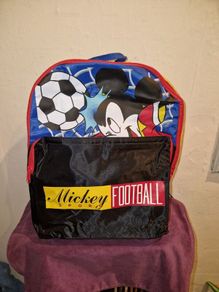 1990's Disney "Mickey Sport Football" backpack