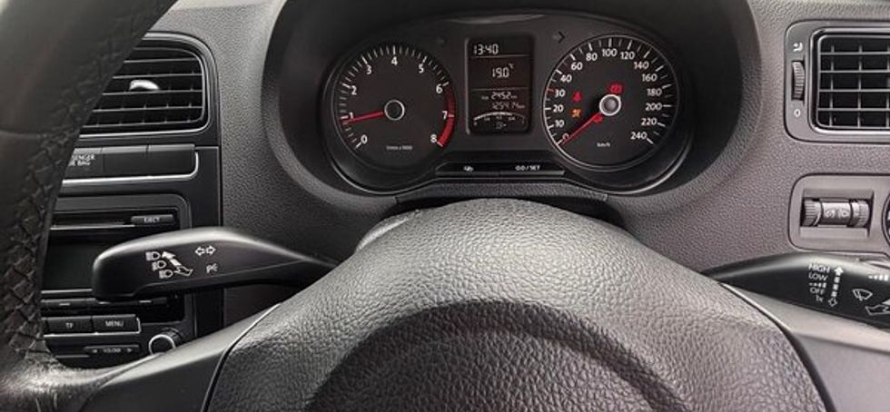 Black VW Polo 1.2L 2012