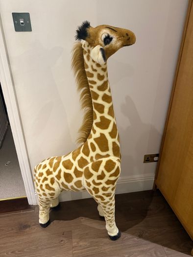 Melissa and Doug large plush teddy giraffe