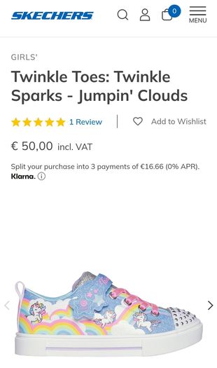Sketchers Twinkle toes Size UK 4