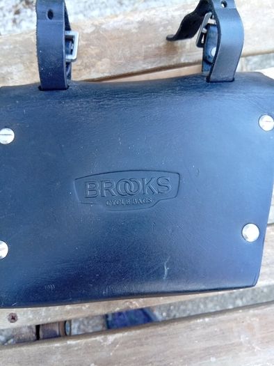 leather motorcycle/bicycle bag