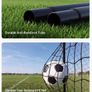 Football Goal 3m x 2m Heavy Duty Garden Soccer Goal with Steel Frame Net and Ground Pegs Image 5
