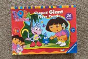 Ravensburger Dora the Explorer Giant Shaped Floor Puzzle + 2 other puzzles - see 7 pics