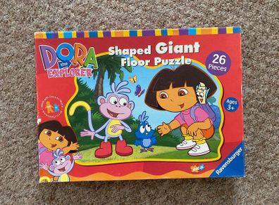 Ravensburger Dora the Explorer Giant Shaped Floor Puzzle + 2 other puzzles - see 7 pics