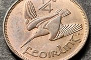 Ireland 1943 Fantastic Farthing coin with Luster