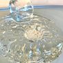 Mid Century Danish Svend Jensen Candleholder, Vintage Bubble Glass Image 2