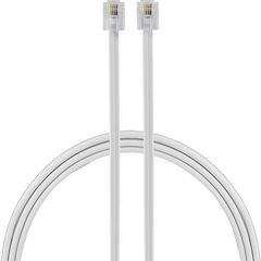 12 Meter Cable RJ11 Telephone Extension Cord Male to Male Wire Connector Lead