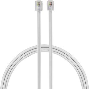 12 Meter Cable RJ11 Telephone Extension Cord Male to Male Wire Connector Lead