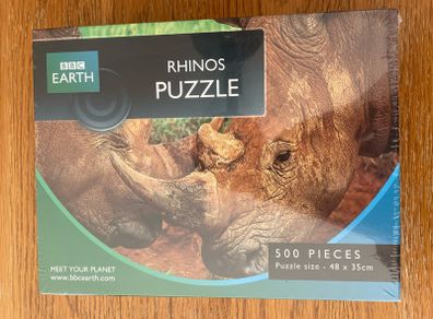Brand New Rhino 500 Piece Jigsaw puzzle