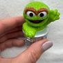 2013 Sesame Street OSCAR THE GROUCH Hasbro Action Figure Cake Topper Used Please look at the pictures Image 3