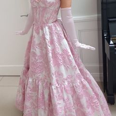 Stunning Debs dress .Pink, White