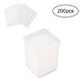 Lint Free Nail Wipes / Eyelash Extension Glue Cleaner Pads - 200pcs - With Storage Box Image 2