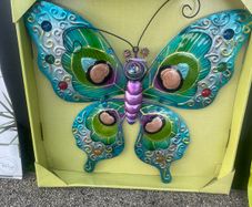 Butterfly Garden Wall Art - (NEW)