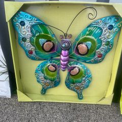 Butterfly Garden Wall Art - (NEW)