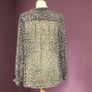 Omnes Size 8 Animal Print Chiffon Style Blouse Image 2