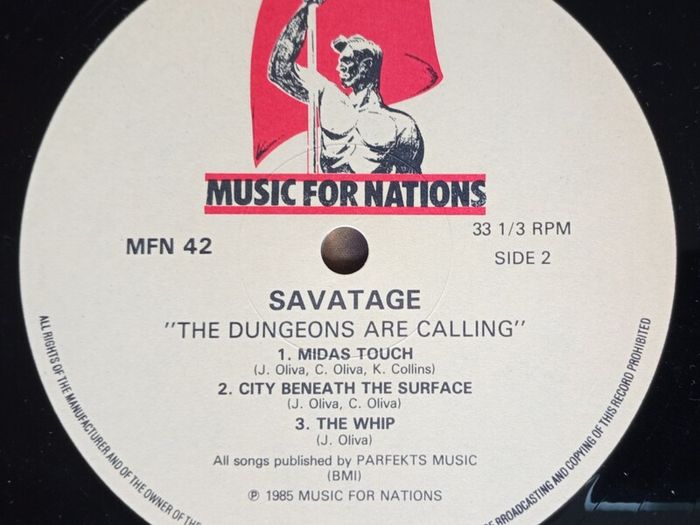 Savatage - The Dungeons Are Calling. 1986 US metal.