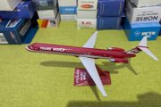 Trans World Airlines 1:200 scale model airplane, MD-83 aircraft, EI-BWD, VERY RARE