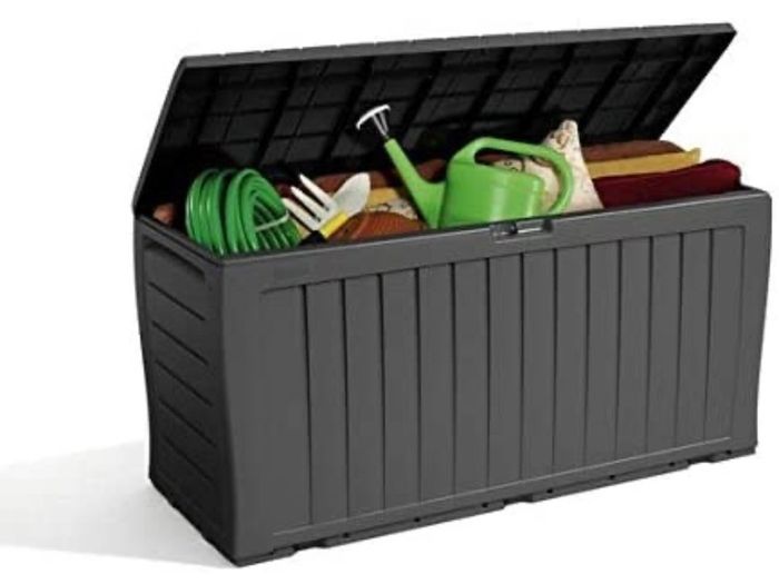 Marvel 270L Garden Storage Box - Graphite Grey (FREE POSTAGE)