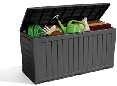 Marvel 270L Garden Storage Box - Graphite Grey (FREE POSTAGE)