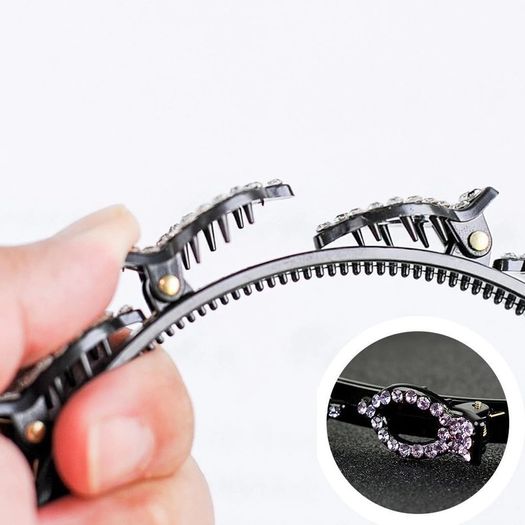Brand New 1PCS Hairband with Twist Clip Hairstyle Aid Hairband with Clips,
