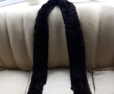Mink Piece, Dk. Brown 72" Length (Genuine Fur)