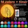 Personalized 3D Printed Night Light with Photo & Text, 16-Color USB Rechargeable Touch Lamp for Mother's Day, Christmas, Valentine's Day, and Anniversaries Brand: XSTZR Image 5