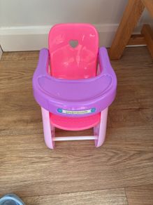 Baby doll high chair