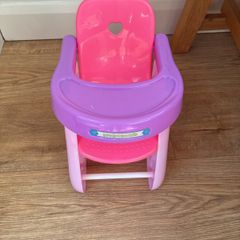 Baby doll high chair