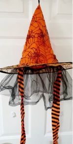 Brand New Hanging Halloween Adult Witch hat