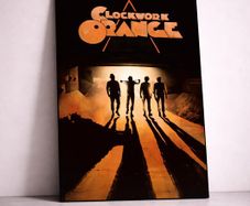 Unique Canvas Clockwork Orange Print - FREE P&P