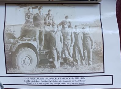 Gunnery Course/ Connolly Baracks/1980/ Longford