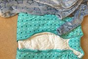 sleeping sack and 2 fleece suits 2-3 age