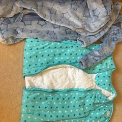 sleeping sack and 2 fleece suits 2-3 age