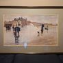 Large framed print (with glass)of " THE RAIN IT RAINETH " by Norman Garstin (1847 - 1926) Image 10