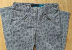Grey, feet printed trousers.  Age 9-10