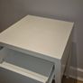 IKEA SELJE Bedside Table / Metal Locker - White Image 4