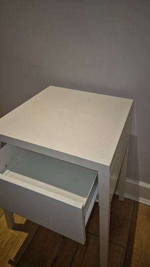 IKEA SELJE Bedside Table / Metal Locker - White