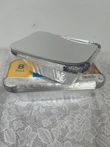 35 Paper Plates & 12 Foil Containers With Lids