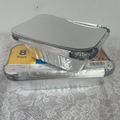 35 Paper Plates & 12 Foil Containers With Lids