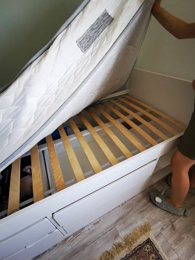 IKEA SLAKT Single Bed with Storage, Excellent Condition