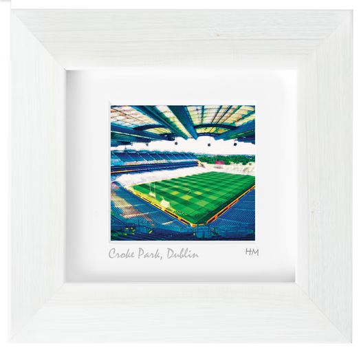 Croke Park Stadium, Dublin, 4 inch framed print by artist Helen Mathews