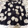 Hobbs Navy Blue & White Full  Linen Skirt Uk 12 including postage Image 4