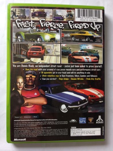 Test Drive [2002] (xbox Game) NTSC Import