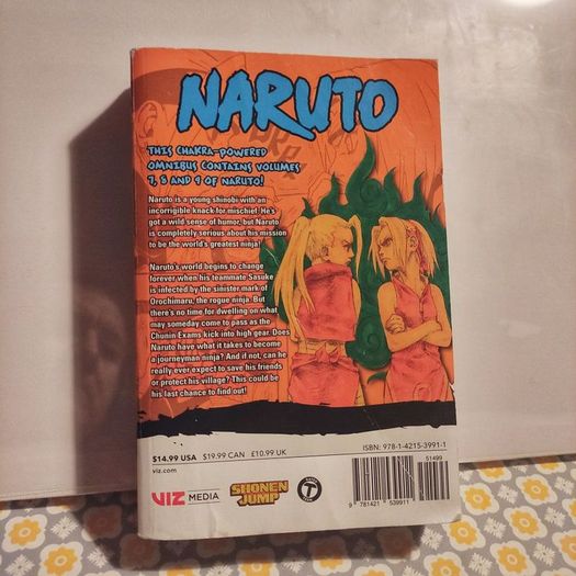 Naruto triple omnibus