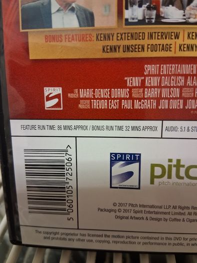 Kenny Dalglish DVD. Kenny. Official DVD Of King Kennys Career At Liverpool FC.  Collect In Dublin Or Receive Via Post.