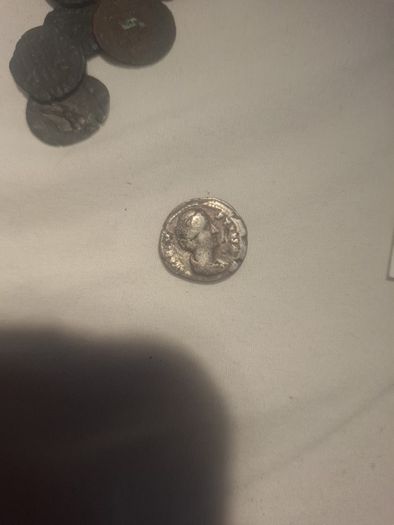 group lot of ancient silver coins