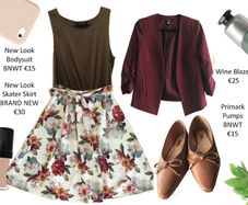BNWT Ladies Skirt, Blazer, Top and Pumps